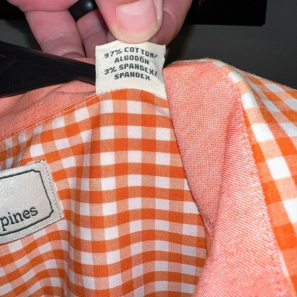 Southern Pines Orange/Knoxville
Gingham Shirt Size Large - Picture 4 of 7